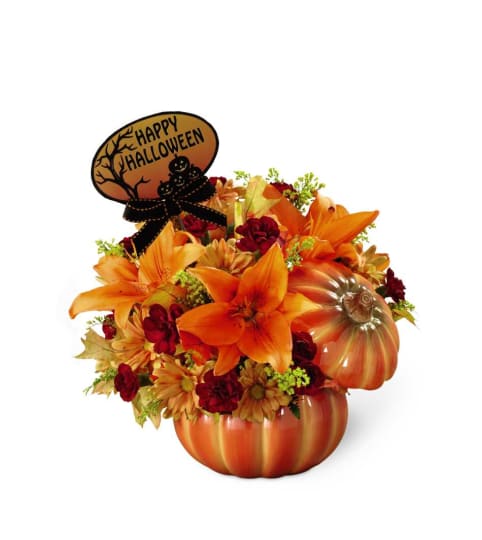 The FTD® Boo-Quet®. An arrangement by Country Cousins Flower Shop.
