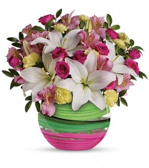 Teleflora's Paint It Pastel Bouquet Floral Arrangement