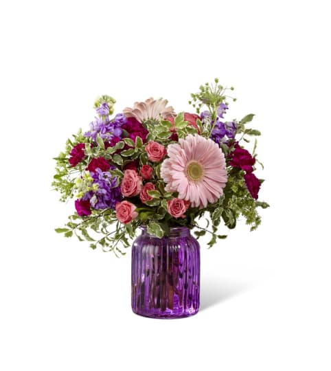 The FTD® Purple Prose™ Bouquet by Better Homes and Gardens®. An arrangement by Country Cousins Flower Shop.