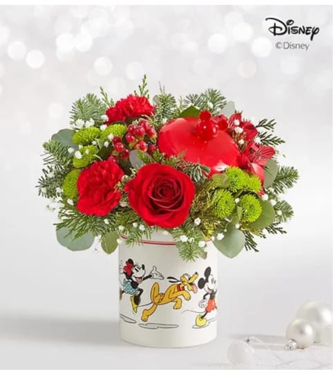 Disney Mickey Mouse and Friends Holiday Cookie Jar