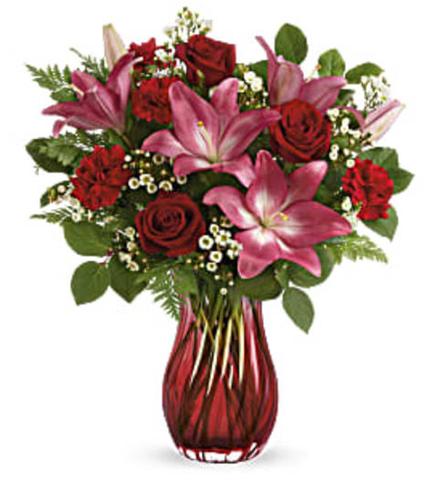 Teleflora's Enamored Elegance Bouquet 2021