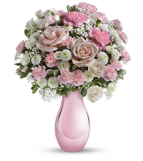 Teleflora's Radiant Reflections Bouquet. An arrangement by Pompano Beach Floral.