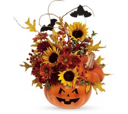 Trick or Treat Pumpkin Arrangement