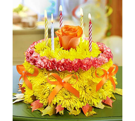 Flower Birthday Cake