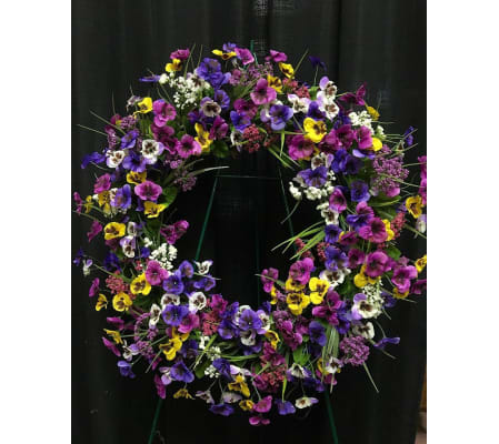Purple Colors Wreath