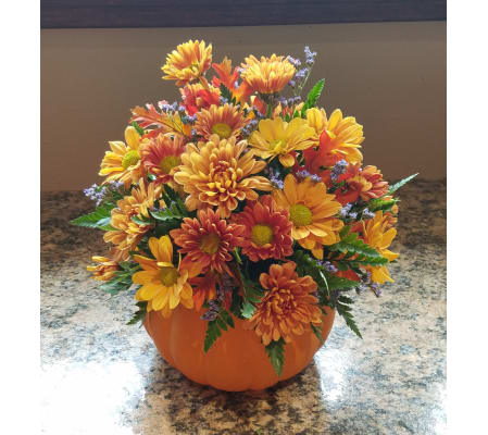 Pumpkin Full of Posies