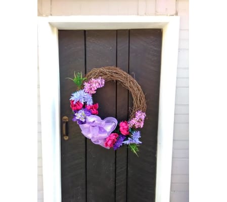 GRAPEVINE WREATH SPRING (SILK)