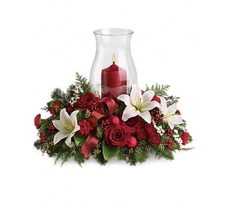 holiday glow centerpiece
