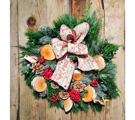 Birch Holiday Wreath