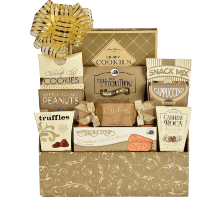 Golden Impression Gift Basket