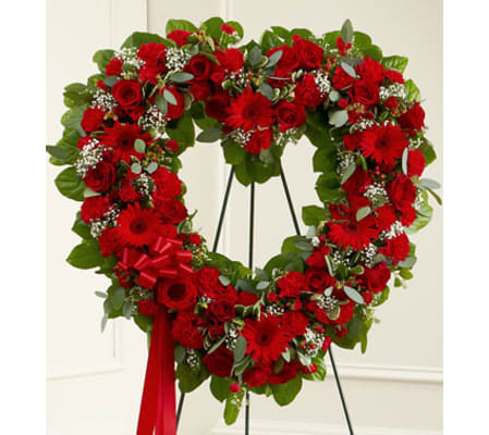 OPEN RED HEART