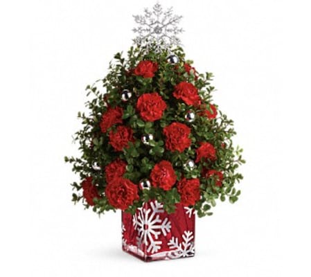 Sparkling Snowflake Tree