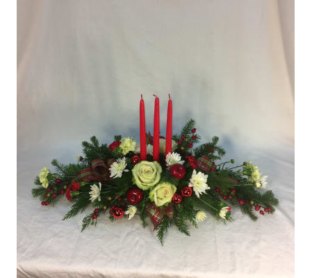 Christmas Plaid Centerpiece