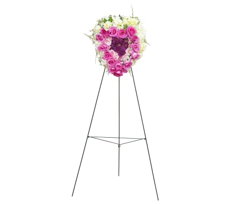 Peaceful Pink Standing Heart