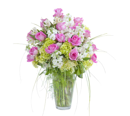 Peaceful Pink Elegance Vase