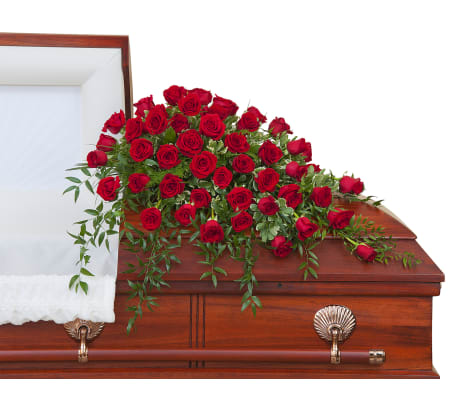 Simply Roses Supreme Casket Spray