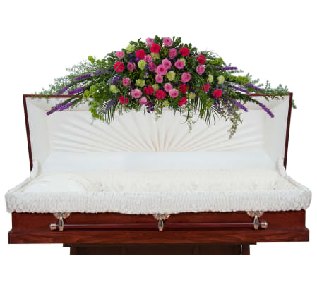 Forever Cherished Full Casket Spray