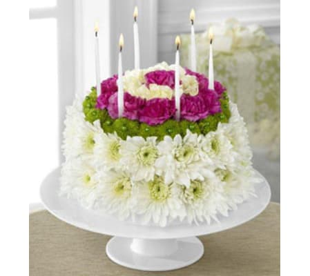 Wonderful Wishes Floral Cake