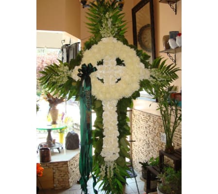 Celtic Cross all white (Please call for availability)