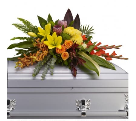 Memories of The Islands Casket Spray
