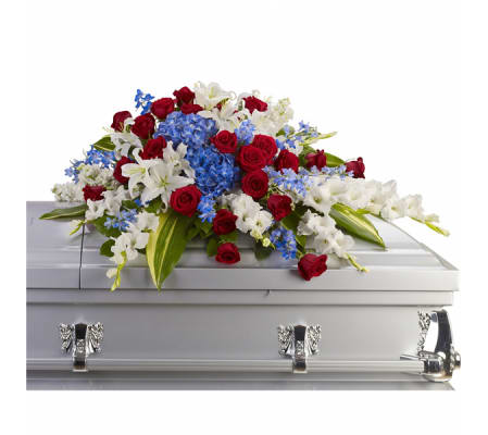 Thank You for Your Service Casket Spray