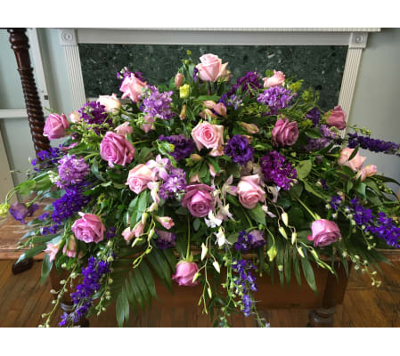 Sympathy Blooms Casket Spray