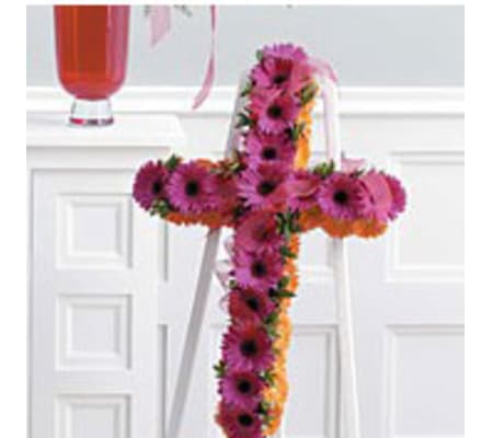 Gerbera standing Cross