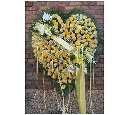 Heart of Yellow Roses GF-H14