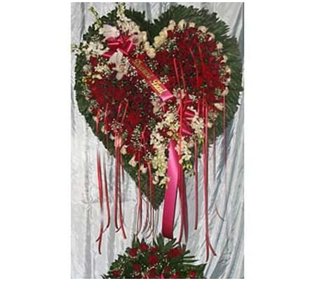 Bleeding Heart - Red Roses, White Lillies GF-H6