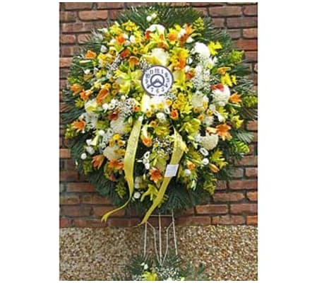 Fall Wreath with Clock GF-WR1