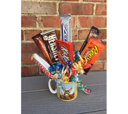 Coffee Mug Candy Bouquet