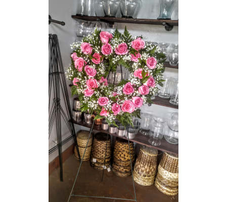 Pink Heart Easel