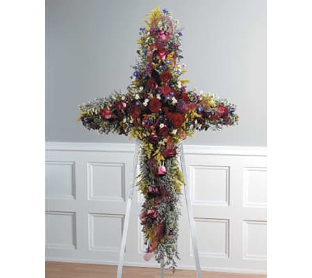 Wildflower and Rose Cross SF74-21