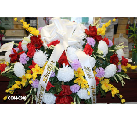 Silk Casket Cover-