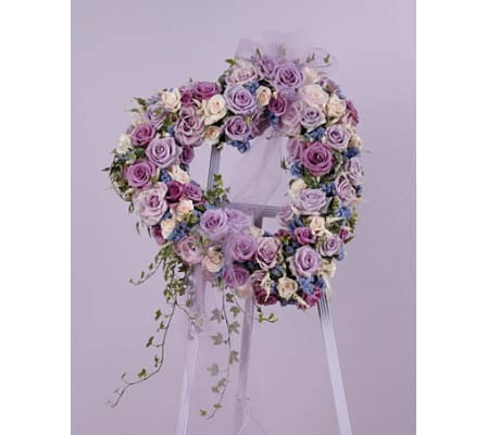 Lavender Rose Heart SF42-11