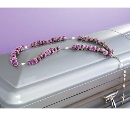 Lavender Rose Rosary SF47-11