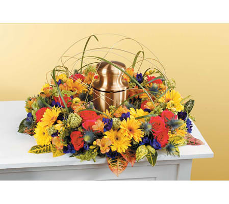 Sympathy Wreath Urn