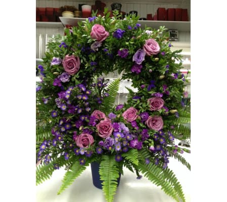 Purple write basket