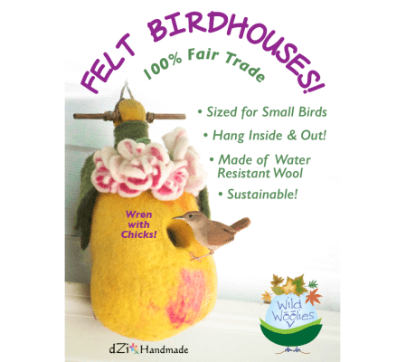 FELT BIRDHOUSE