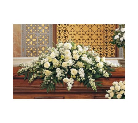 ALL WHITE CASKET SPRAY