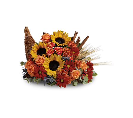 Fresh Flower Cornucopia