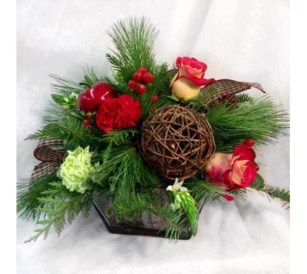 Rustic Holidays Table Centerpiece