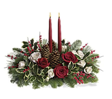 Christmas Wishes Centerpiece As Seen On 101.32WD Radio