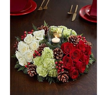 Round Christmas Centerpiece