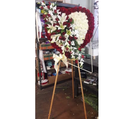red and white heart