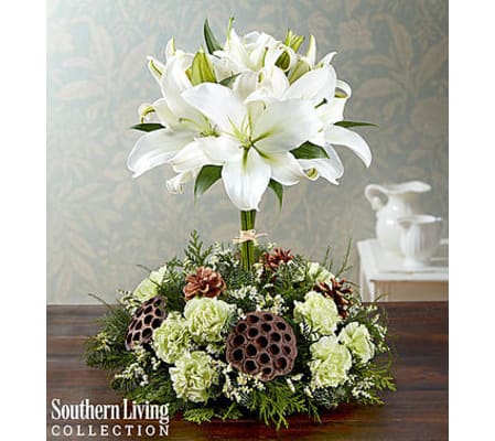 WHITE LILY TOPIARY