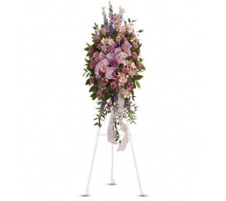Finest Farewell Spray - by Jennifer's Flowers