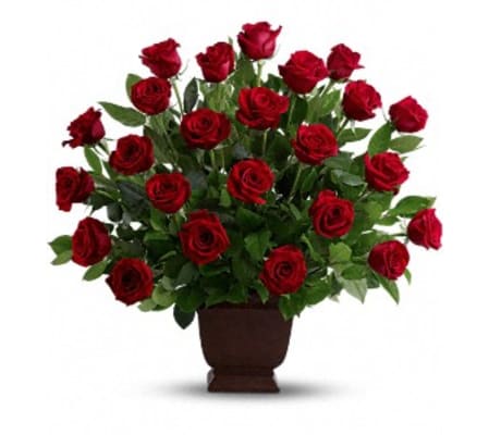 Rose Basket - by Jennifer's Flowers