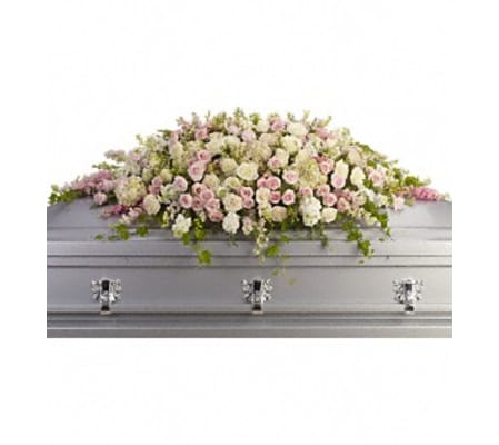 Always Adored Casket Spray - by Jennifer's Flowers