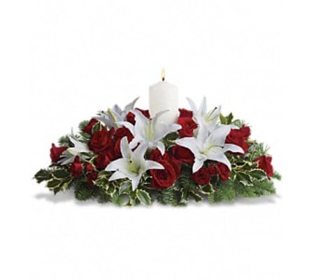 Luminous Lilies Centerpiece